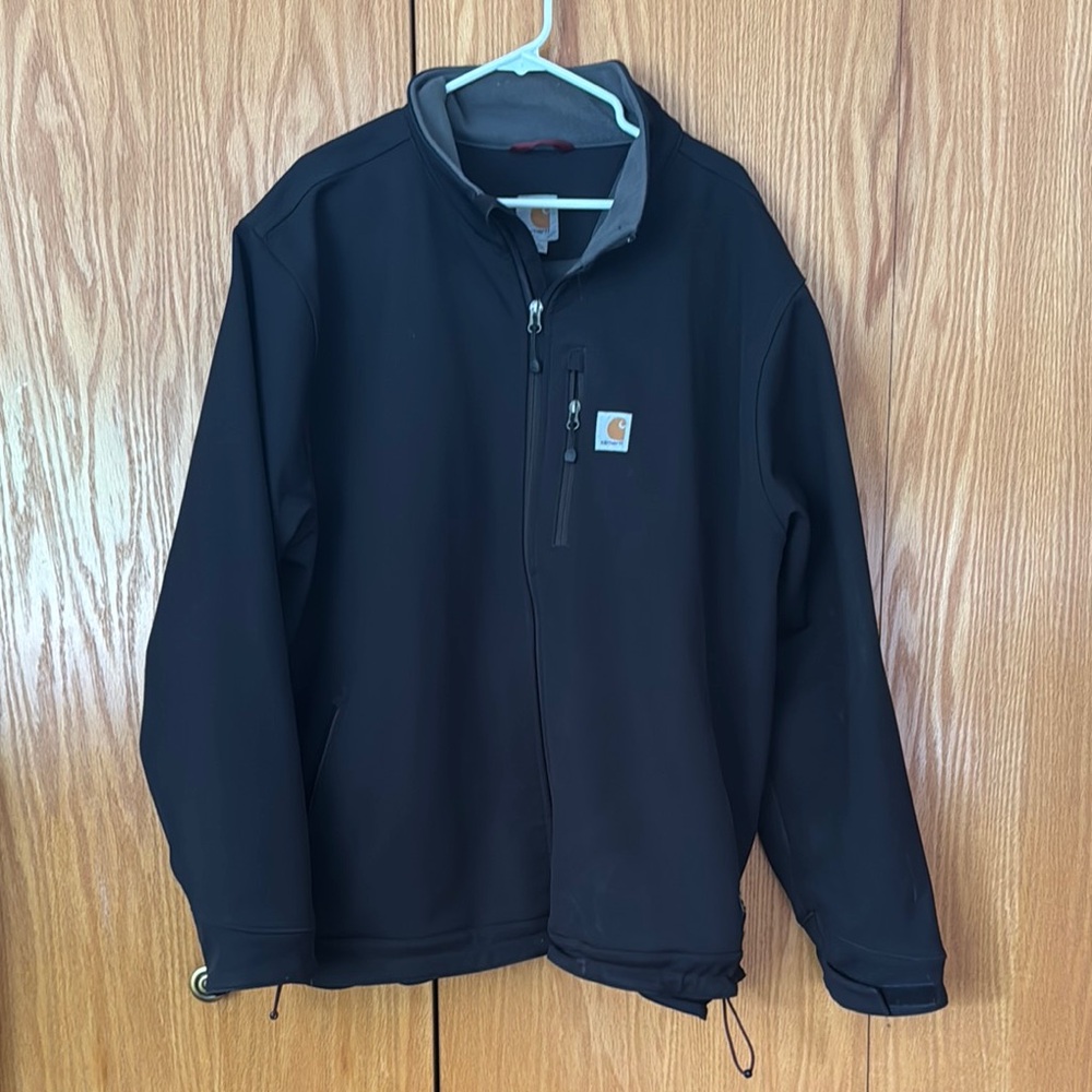 Carhartt Black Full Zip Rain Defender Jacket | 3X